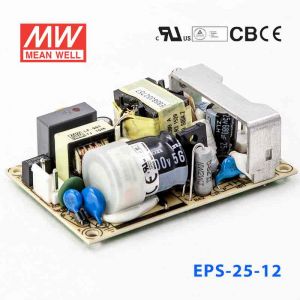 EPS-25-12 25W 12V2.1A 单路输出裸板高效低空载损耗明纬开关电源