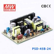 PSD-45B-24  45W 18~36V 输入 24V 1.875A  单路输出PCB板明纬DC-DC变换电源