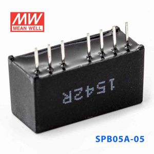 SPB05A-05  5W  9~18V  输入 5V  稳压单路输出明纬DC-DC转换模块电源