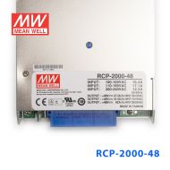 RCP-2000-48  2000W  48V 输出带PFC功能明纬1U机架电源模组 