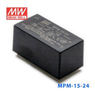 MPM-15-24台湾明纬15.1W 80~264V输入24V0.63A输出医疗基板型电源