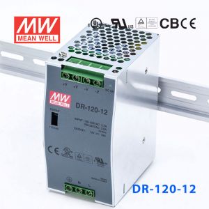 DR-120-12 120W 12V10A 单路输出导轨安装明纬开关电源