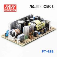 PT-45B 45W +5V 5A +12V 2.5A -12V 0.5A  三路输出无外壳PCB板明纬开关电源