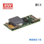 NID65-15台湾明纬15V 0~4.3A 65W左右非绝缘型单组输出变换器