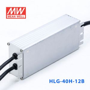 HLG-40H-12B  40W  12V 3.33A 强耐环境恒压+恒流PFC高效铝壳IP67防水LED电源(控制线三合一调光) 