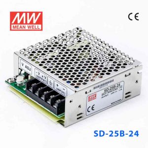 SD-25B-24  25W  19~36V  输入  24V 1.1A  输出有外壳明纬DC-DC转换电源