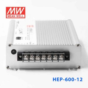 HEP-600-12   480W   12V  40A  高效率无风扇密封全灌胶恶劣环境适用明纬开关电源
