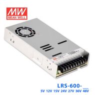 LRS-600-24明纬24V25A输出600W左右90~132V输入单组开关电源