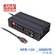 NPB-120-24AD1明纬24V4A输出90~264V输入宽范围输出小型化充电器120W