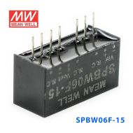 SPBW06F-15 6W 9~36V 转 15V 0.4A 稳压单路输出DC-DC模块电源