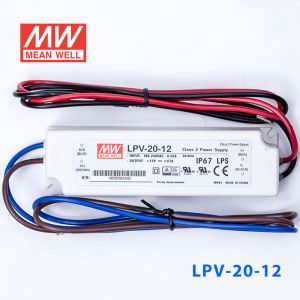 LPV-20-12    20W   12V   1.67A明纬牌恒压输出IP67防水塑壳LED照明电源