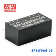 SPBW06G-05 6W 18~75V 转 5V 1.2A 稳压单路输出DC-DC模块电源