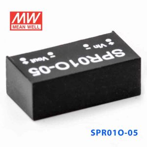 SPR01O-05  1W  48V-5V  稳压单路输出明纬DC-DC转换模块电源