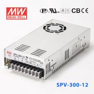 SPV-300-12 300W 12V 25A单路输出电压可调PFC明纬开关电源