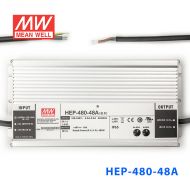 HEP-480-48A 480W48V10A无风扇全密封高效率明纬电源