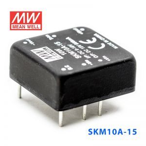 SKM10A-15 10W 9~18V 转 15V 666mA 非稳压单路输出DC-DC模块电源