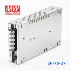 SP-75-27 75W 27V2.8A 单路输出带PFC功能明纬开关电源