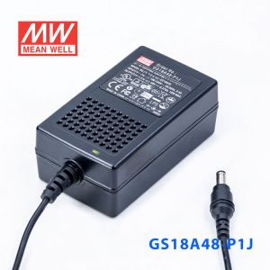 GS18A48-P1J 18W 48V0.375A 输出绿色能源明纬电源适配器(三线插口)