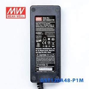 GST120A48-P1M 120W 48V2.5A高效能低空载损耗绿色节能桌上型适配器