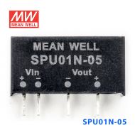 SPU01N-05 1W 24V 转 5V 非稳压单路输出明纬DC-DC转换模块电源