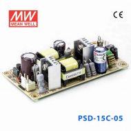 PSD-15C-5  15W  36~72V  输入 5V 3A  单路输出PCB板明纬DC-DC变换电源