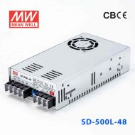 SD-500L-48  500W 19~72V  输入  48V 10.5A  输出有外壳明纬DC-DC转换电源