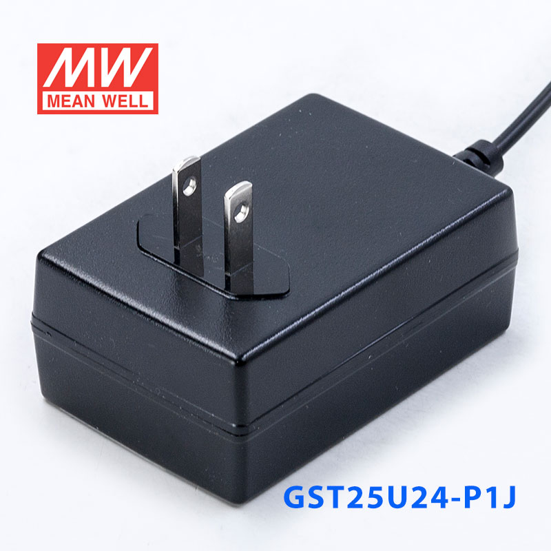 GST25U24-P1J 25W 24V1.04A高效能低空载损耗绿色节能美规适配器