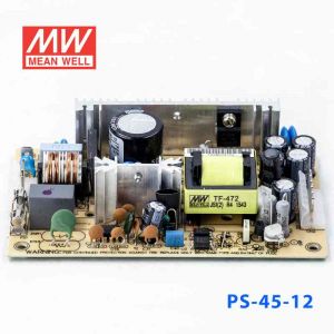 PS-45-12  45W  12V 3.7A  单路输出无外壳PCB板明纬开关电源
