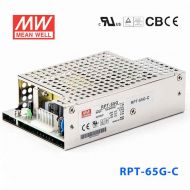 RPT-65G-C  65W +24V 2.9A +5V 1.5A +12V 0.7A  三路输出有外壳PCB板明纬开关电源