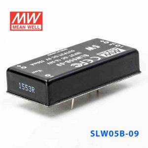 SLW05B-09  5W  18~36V 输入  9V  稳压单路输出明纬DC-DC转换模块电源