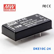 DKE10C-24  10W  36~72V  输入  ±24V  双路输出明纬DC-DC转换模块电源