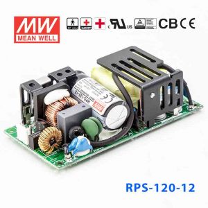 RPS-120-12   120W 12V 7A 单路输出微漏电低空载损耗医用无外壳明纬开关电源