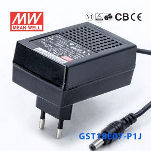 GST18E07-P1J 15W 7.5V2A高效能低空载损耗绿色节能欧规适配器