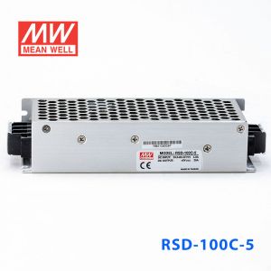 RSD-100C-5  100W  28.8~67.2V 输入  5V 20A  输出铁道专用明纬DC-DC转换电源 