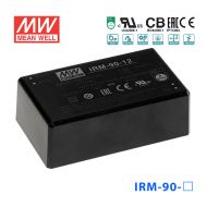 IRM-90-24明纬90W80~305V输入24V3.75A输出PCB安装型绿色电源模块