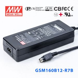 GSM160B12-R7B 138W 12V11.5A输出明纬高能效医疗型外置桌面型电源适配器