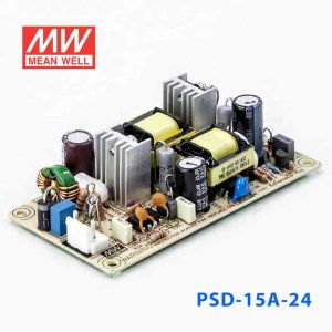 PSD-15A-24  15W  9.2~18V  输入  24V 0.6A  单路输出PCB板明纬DC-DC变换电源