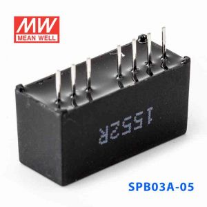SPB03A-05  3W  9~18V  输入 5V  稳压单路输出明纬DC-DC转换模块电源