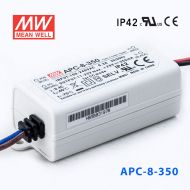 APC-8-350 8W 11-23V  350mA 明纬牌恒流输出防水塑壳LED照明电源