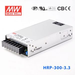 HRP-300-3.3 300W 3.3V60A 单路输出高性能内置有外壳明纬开关电源