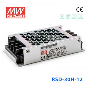 RSD-30H-12 30W 40~160V输入 12V 2.5A 输出铁道专用明纬DC-DC转换电源
