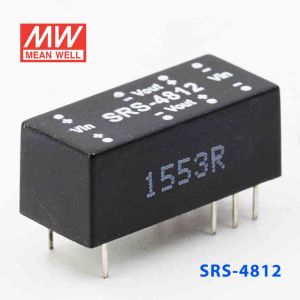 SRS-4812  0.5W  48V-12V  稳压单组输出明纬DC-DC转换模块电源