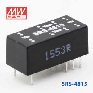 SRS-4815  0.5W  48V-15V  稳压单组输出明纬DC-DC转换模块电源