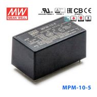 MPM-10-3.3台湾明纬8.3W 80~264V输入3.3V2.5A输出医疗基板电源