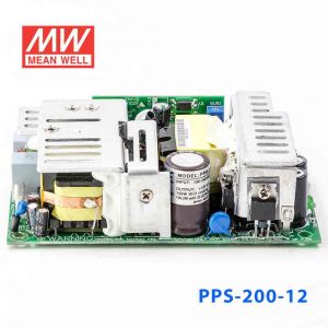 PPS-200-12  200W  12V 16.6A  单路输出带PFC功能无外壳PCB板明纬开关电源