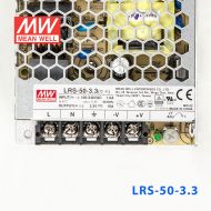LRS-50-3.3 33W 3.3V 10A单路输出超薄型低空载损耗明纬开关电源