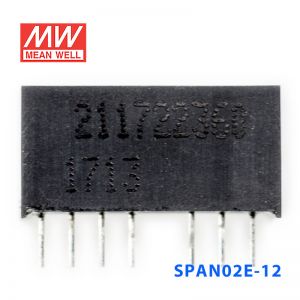 SPAN02E-12 2W 4.5~9V 转 12V 167mA非稳压单路输出DC-DC模块电源