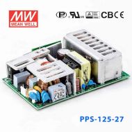PPS-125-27  125W  27V 4.6A  单路输出带PFC功能无外壳PCB板明纬开关电源
