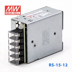 RS-15-12 15W 12V1.3A 单路输出明纬开关电源(G3系列-高性能内置有外壳)