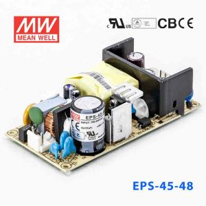 EPS-45-48 45W 48V1A 单路输出裸板高效低空载损耗明纬开关电源